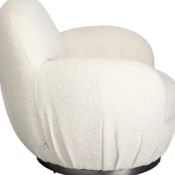 KARE Design Fauteuil pivotant Nube bouclé><noscript><img width=