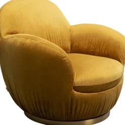 KARE Design Fauteuil pivotant Nube jaune> Meubles