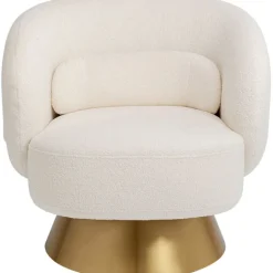 KARE Design Fauteuil pivotant Orion blanc> Meubles
