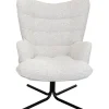 KARE Design Fauteuil pivotant Oscar beige> Meubles