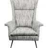 KARE Design Fauteuil Vegas Forever mélange sel & poivre> Meubles