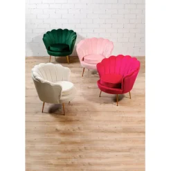 KARE Design Fauteuil Water Lily doré-beige> Meubles