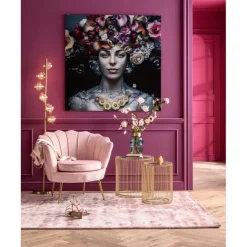 KARE Design Fauteuil Water Lily doré-rosé><noscript><img width=
