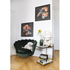 KARE Design Fauteuil Water Lily doré-vert><noscript><img width=