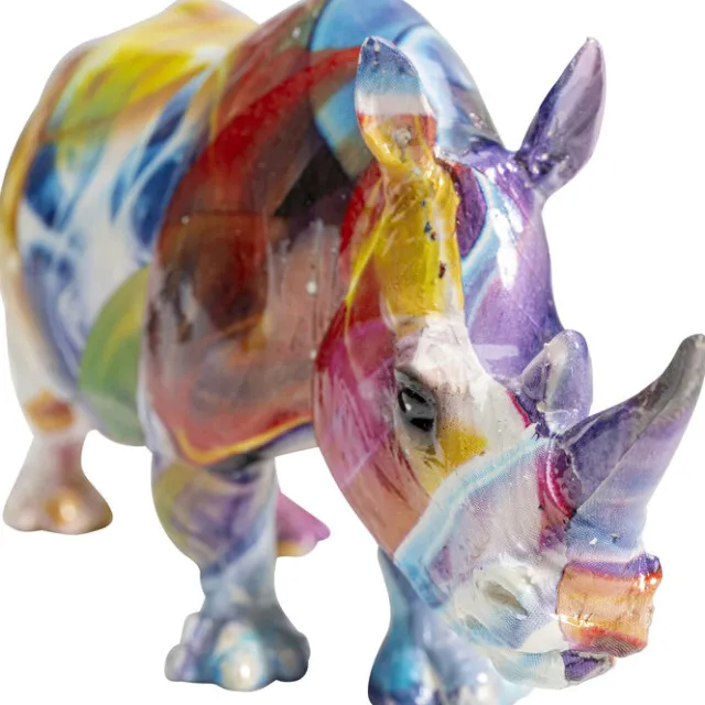 KARE Design Figurine décorative Colored Rhino 17cm> Accessoires