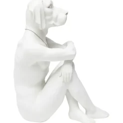 KARE Design Figurine décorative Dog Marc blanc><noscript><img width=