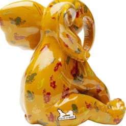 KARE Design Figurine décorative Elephant Dots jaune 18cm><noscript><img width=