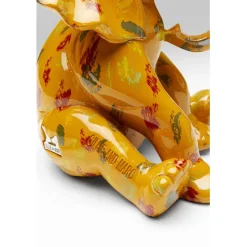 KARE Design Figurine décorative Elephant Dots jaune 18cm><noscript><img width=
