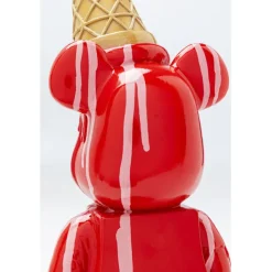 KARE Design Figurine décorative Gelato Bear rouge 40cm><noscript><img width=