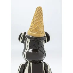 KARE Design Figurine décorative Gelato Bear noir 40cm><noscript><img width=