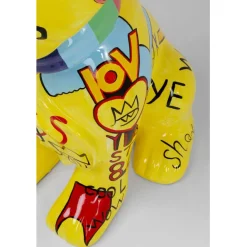 KARE Design Figurine décorative Graffiti Dog jaune 122cm><noscript><img width=