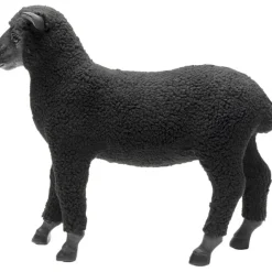 KARE Design Figurine décorative Happy Sheep Wool noir 37cm> Accessoires
