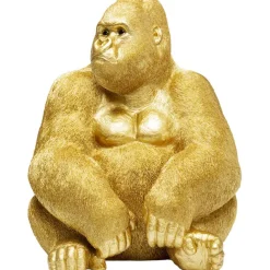 KARE Design Figurine décorative Monkey Gorilla Side doré 76cm> Accessoires