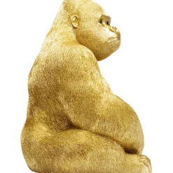 KARE Design Figurine décorative Monkey Gorilla Side doré 76cm><noscript><img width=