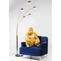 KARE Design Figurine décorative Monkey Gorilla Side doré 76cm><noscript><img width=