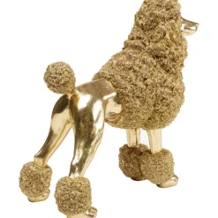 KARE Design Figurine décorative Mrs Poodle doré 34cm><noscript><img width=