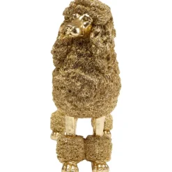 KARE Design Figurine décorative Mrs Poodle doré 34cm><noscript><img width=