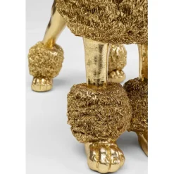 KARE Design Figurine décorative Mrs Poodle doré 34cm><noscript><img width=