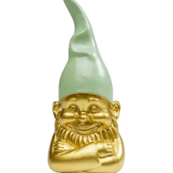 KARE Design Figurine décorative Nain doré vert 21cm> Accessoires