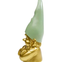 KARE Design Figurine décorative Nain doré vert 21cm><noscript><img width=