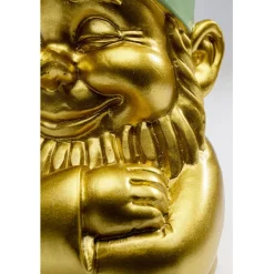 KARE Design Figurine décorative Nain doré vert 21cm><noscript><img width=