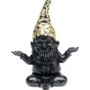 KARE Design Figurine décorative Nain Meditation noir-doré 19cm> Accessoires
