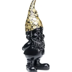KARE Design Figurine décorative Nain Standing noir-doré 60> Accessoires