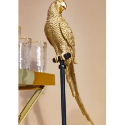 KARE Design Figurine décorative Parrot doré 116cm> Accessoires