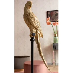 KARE Design Figurine décorative Parrot doré 116cm><noscript><img width=