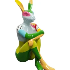 KARE Design Figurine décorative Rabbit Gillie colore 80cm><noscript><img width=