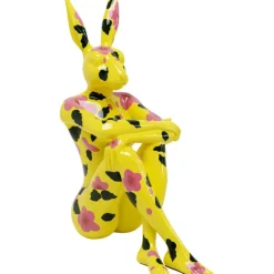 KARE Design Figurine décorative Rabbit Gillie jaune 80cm> Accessoires