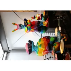 KARE Design Figurine décorative Rabbit Gillie Rainbow 80> Accessoires