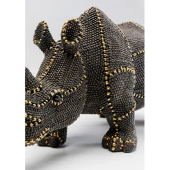 KARE Design Figurine décorative Rhino Rivets Pearls 26cm><noscript><img width=