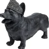 KARE Design Figurine décorative Royal Standing Corgi noir 52cm> Accessoires