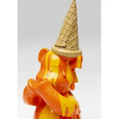 KARE Design Figurine décorative Sitting Gelato Bear Orange 37c><noscript><img width=