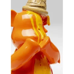 KARE Design Figurine décorative Sitting Gelato Bear Orange 37c><noscript><img width=