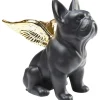 KARE Design Figurine décorative Sitting Angel Dog doré-noir> Accessoires