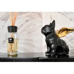 KARE Design Figurine décorative Sitting Angel Dog doré-noir> Accessoires