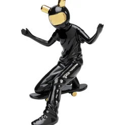 KARE Design Figurine décorative Skating Astronaut noir> Accessoires