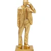 KARE Design Figurine décorative Standing Man doré 62cm> Accessoires
