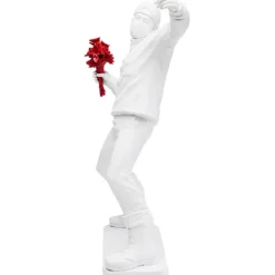 KARE Design Figurine décorative Street Art Bouquet blanc 67cm><noscript><img width=