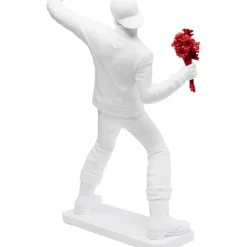 KARE Design Figurine décorative Street Art Bouquet blanc 67cm><noscript><img width=