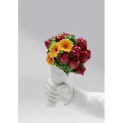 KARE Design Figurine décorative Street Art Bouquet blanc 27cm><noscript><img width=