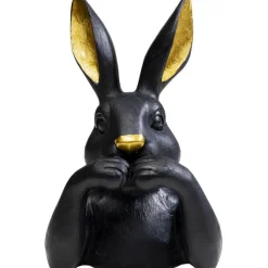KARE Design Figurine décorative Sweet Rabbit noir 23cm> Accessoires