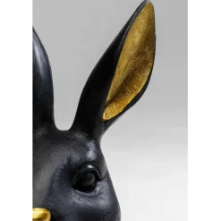 KARE Design Figurine décorative Sweet Rabbit noir 23cm><noscript><img width=