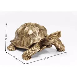 KARE Design Figurine décorative Turtle doré GM><noscript><img width=