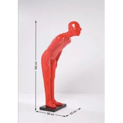 KARE Design Figurine décorative Welcome Guests rouge GM 164cm><noscript><img width=