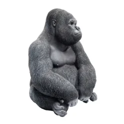 KARE Design Figurine décorativeMonkey Gorilla Side Medium noir><noscript><img width=