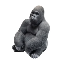 KARE Design Figurine décorativeMonkey Gorilla Side Medium noir><noscript><img width=