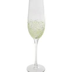 KARE Design Flûte à champagne Confetti vert 26cm> Accessoires